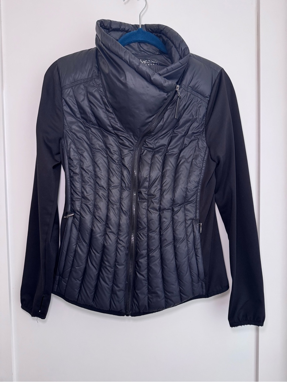 Calvin Klein Performance Premium Down Black Puffer Jacket Size S